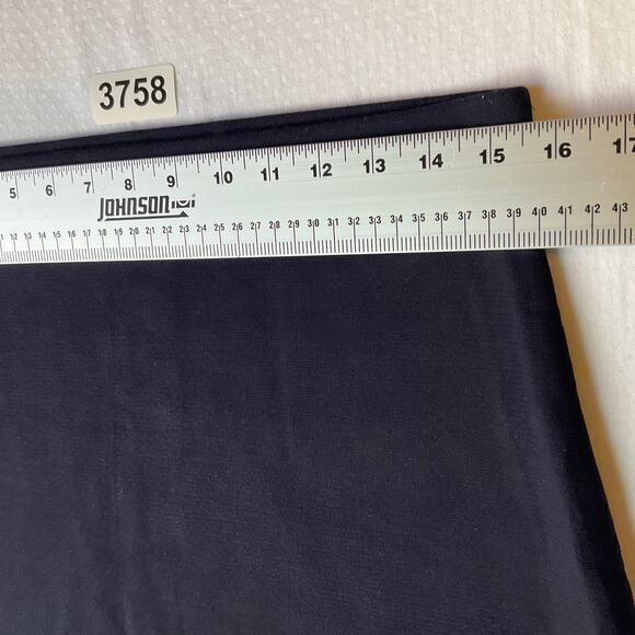 Ann Taylor Women Mini Skirt size M Thick Stretchy A-line Navy Blue - Picture 2 of 8